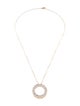 Necklace 14K 4.26ctw Lab-Grown Diamond Circle Pendant Necklace