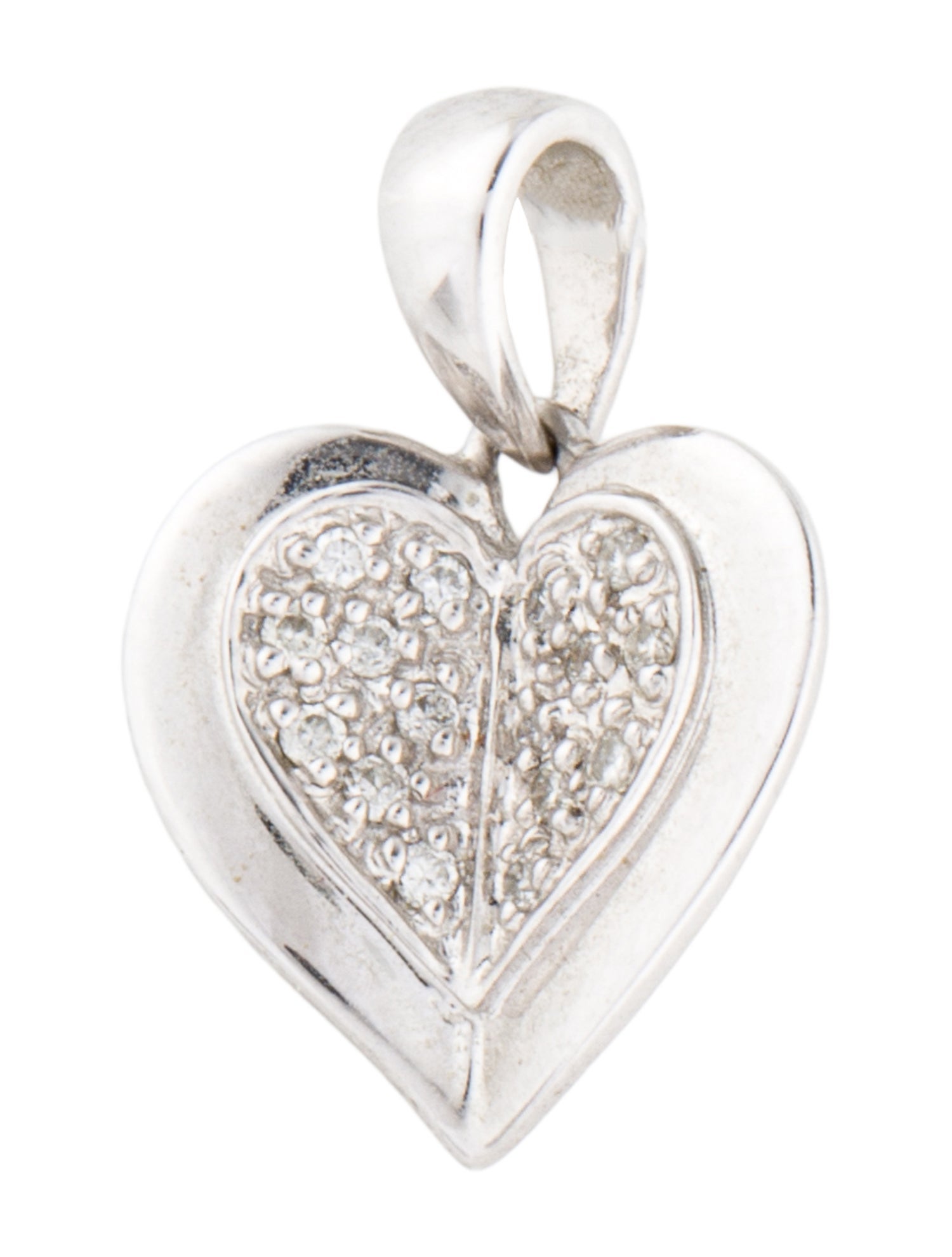 Necklace 14K Diamond Heart Pendant