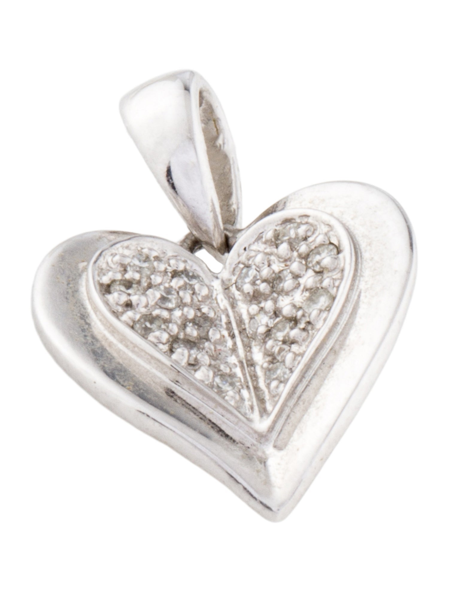 Necklace 14K Diamond Heart Pendant