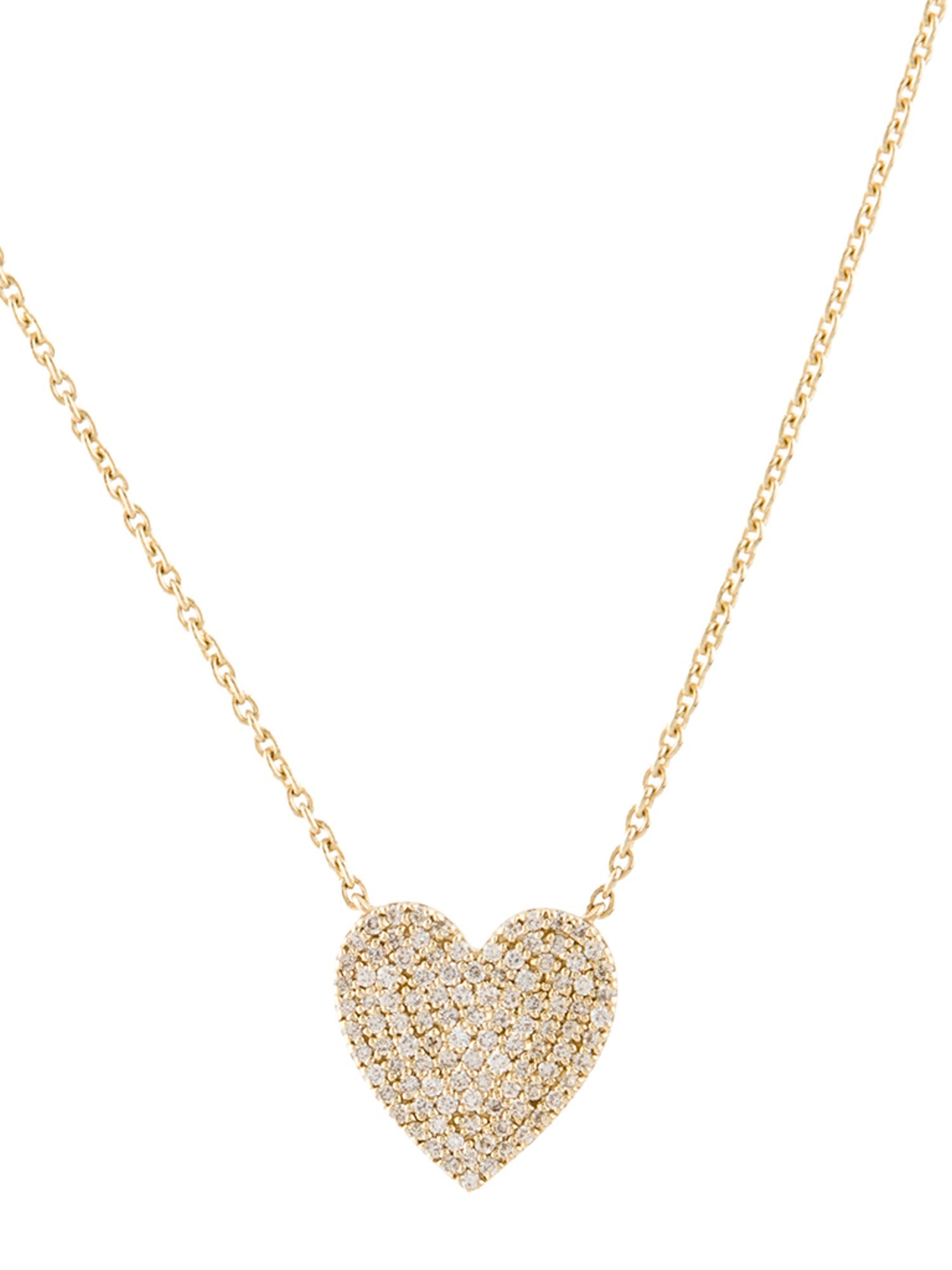 Necklace 14K Diamond Heart Pendant