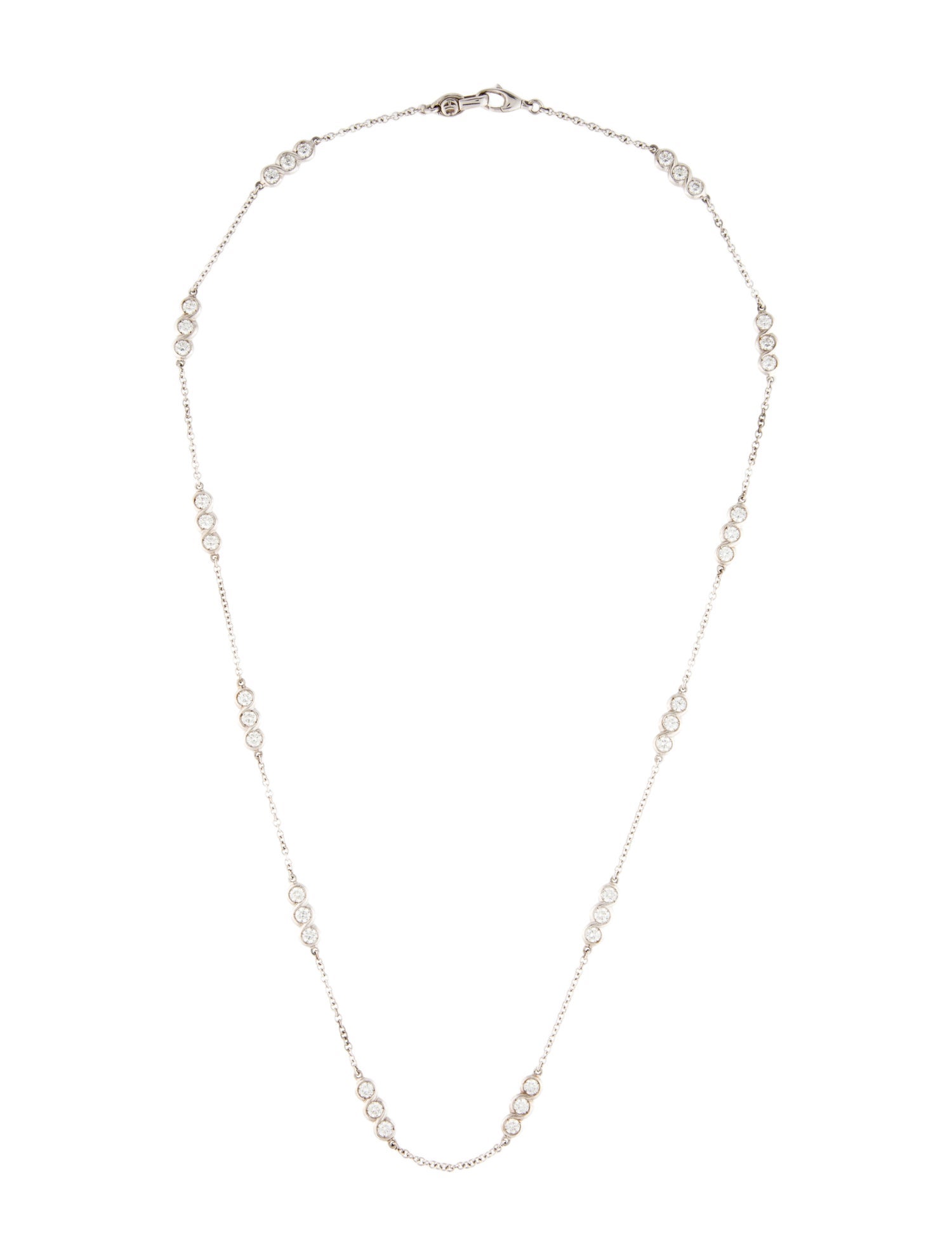 Necklace Ella Gafter 18K 6.84ctw Diamond Station