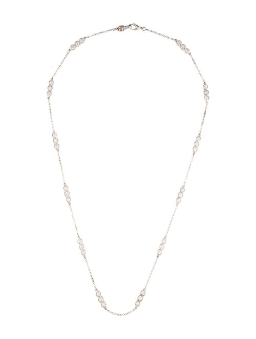 Necklace Ella Gafter 18K 6.84ctw Diamond Station Necklace