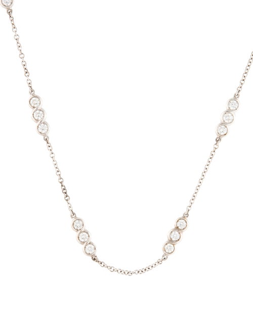Necklace Ella Gafter 18K 6.84ctw Diamond Station Necklace