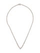 Necklace 14K 4.19ctw Diamond Graduating Line Necklace