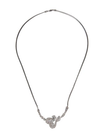 Necklace 18K 1.46ctw Diamond Collar Necklace