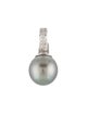 Necklace 14K Pearl & Diamond Enhancer Pendant