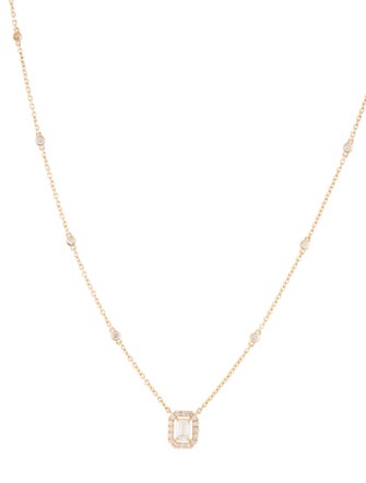 Necklace 18K Diamond Pendant Necklace