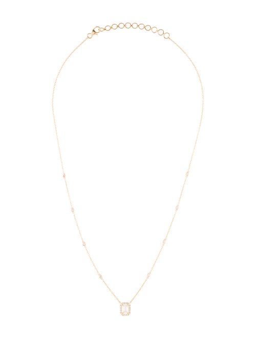 Necklace 18K Diamond Pendant Necklace