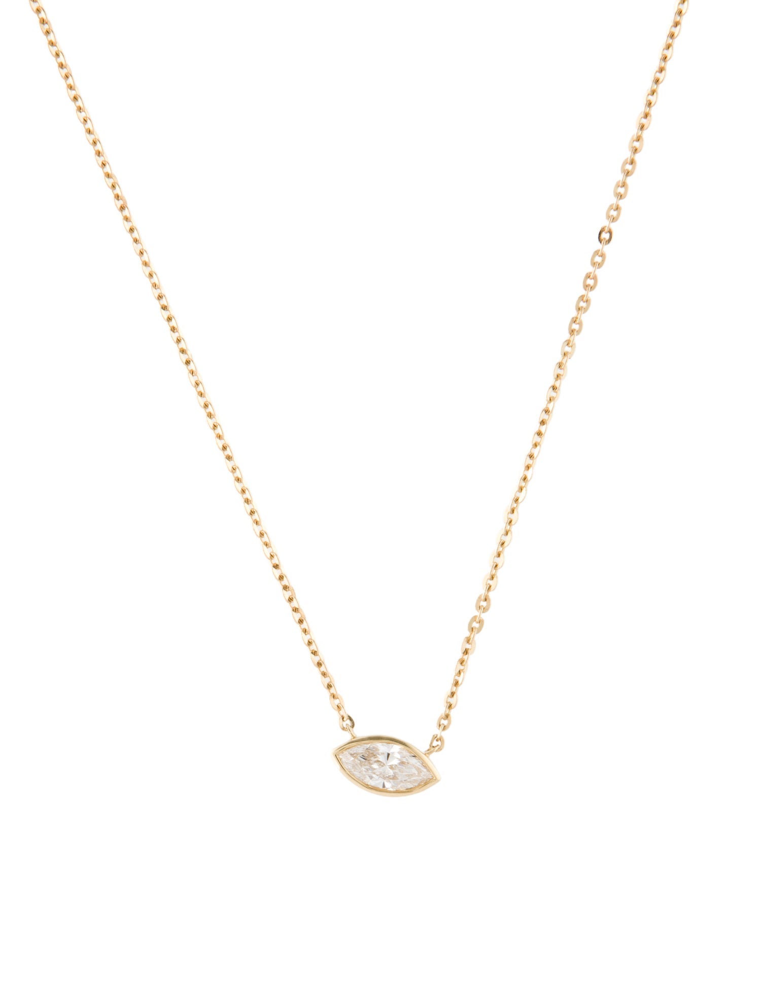 Necklace 14K Diamond Pendant Necklace