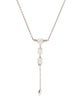 Necklace 18K Diamond Drop Pendant Necklace