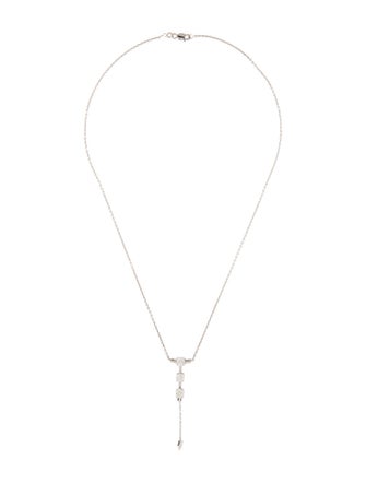 Necklace 18K Diamond Drop Pendant Necklace