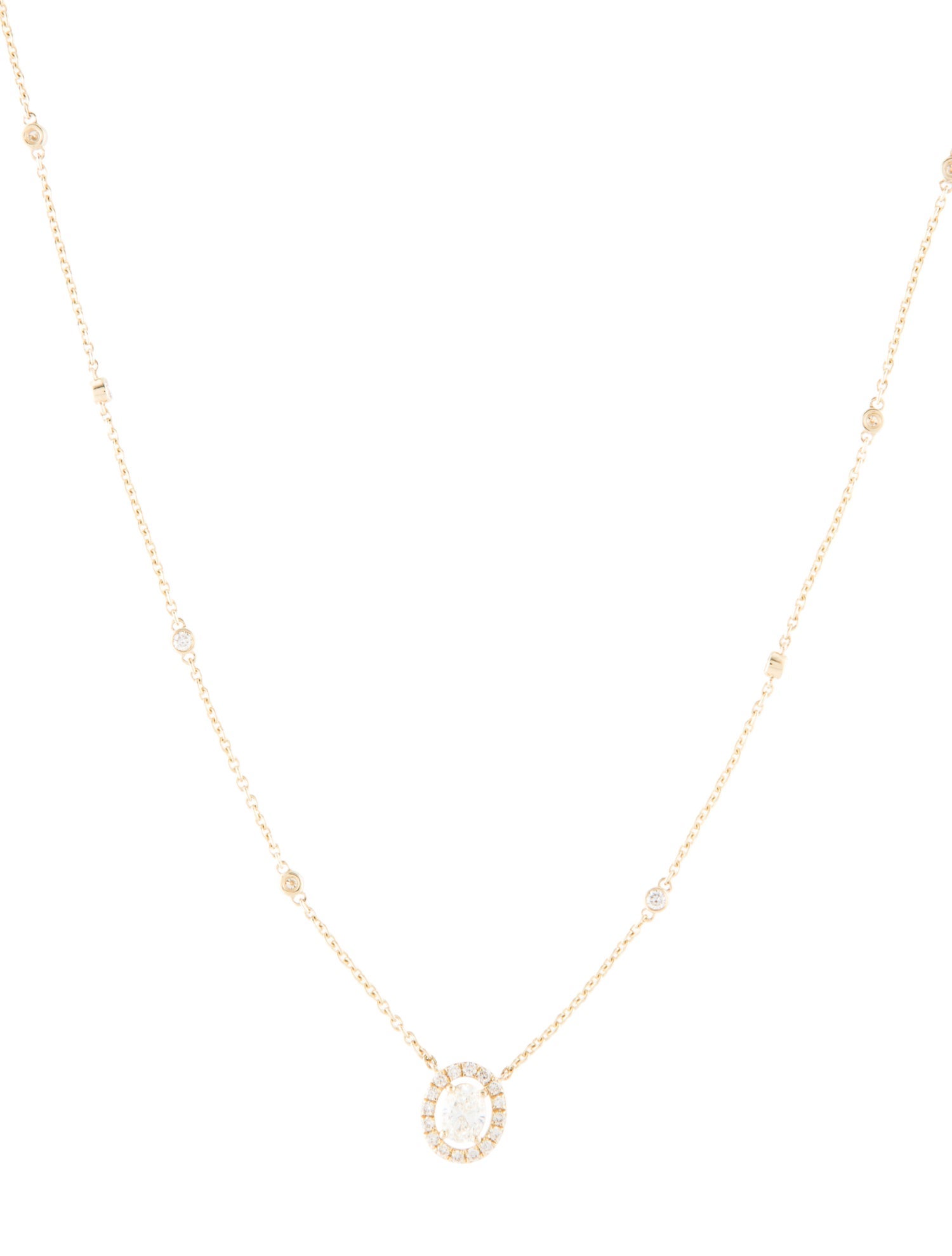 Necklace 14K Diamond Pendant