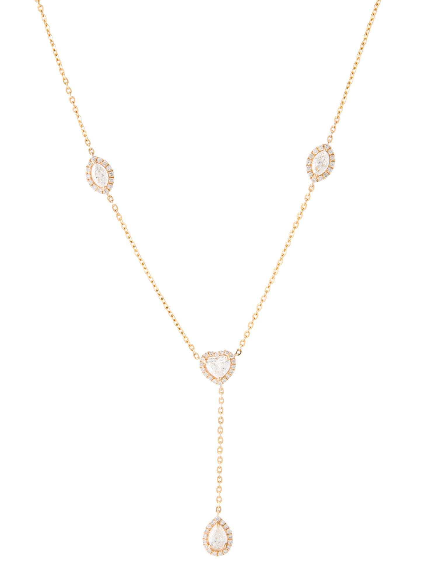 Necklace 18K 1.11ctw Diamond Collar