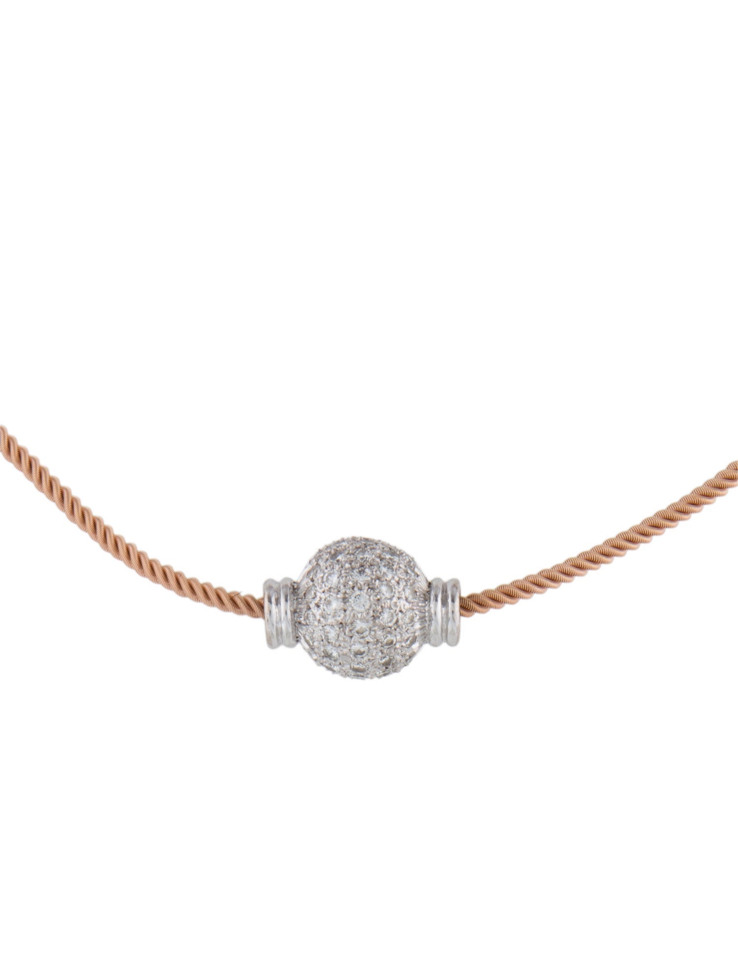 Necklace 18K 1.40ctw Diamond Pendant Necklace