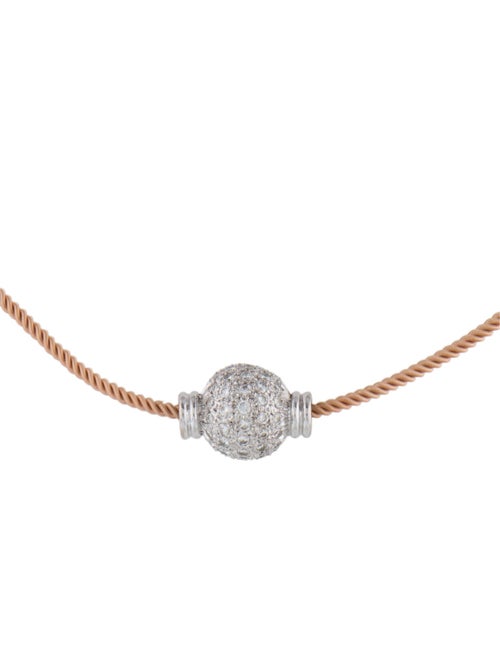 Necklace 18K 1.40ctw Diamond Pendant Necklace