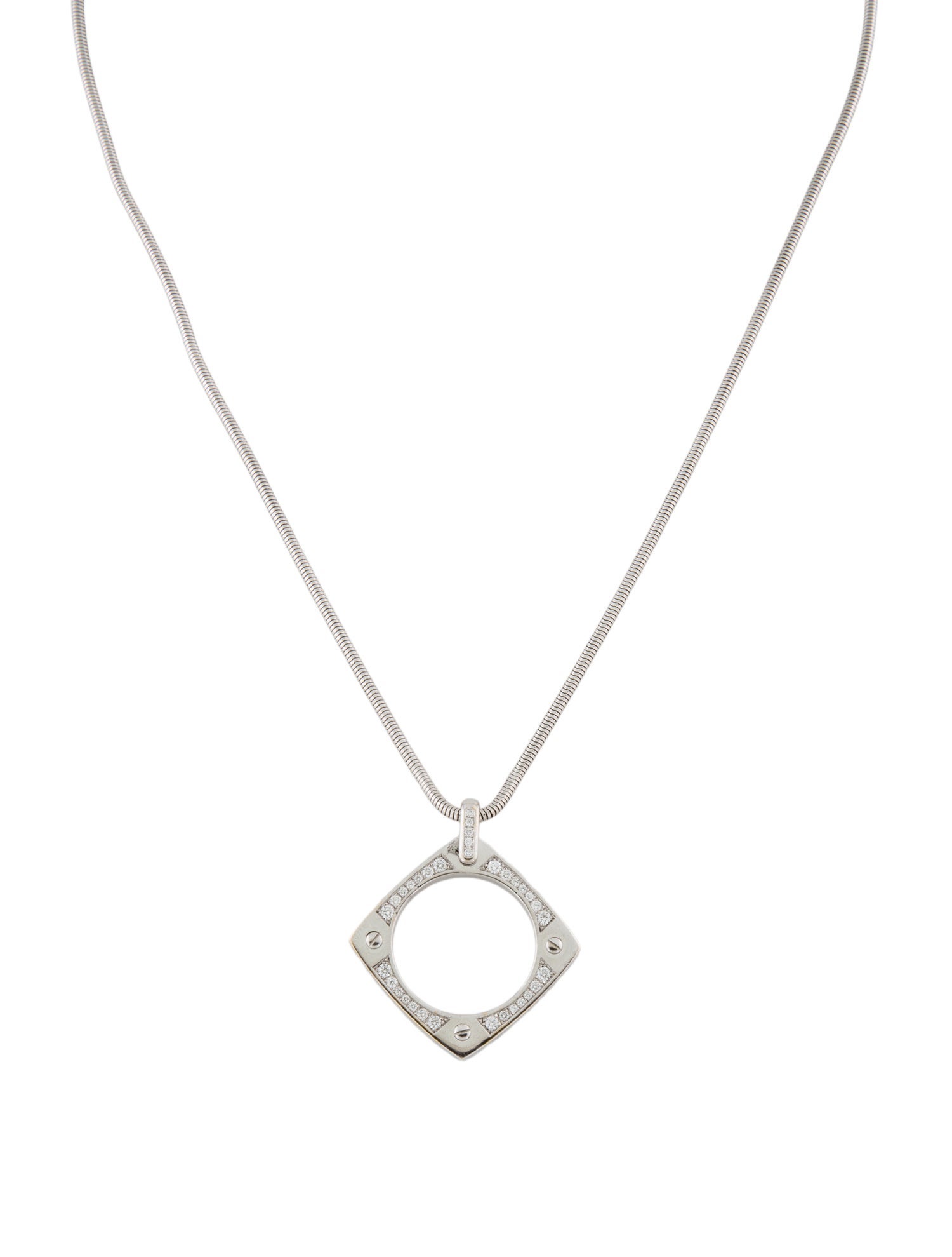 Necklace 18K Diamond Pendant