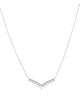 Necklace 14K Diamond V Pendant Necklace