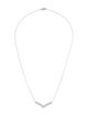 Necklace 14K Diamond V Pendant Necklace