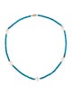Necklace 14K Pearl & Chrysocolla Collar Necklace
