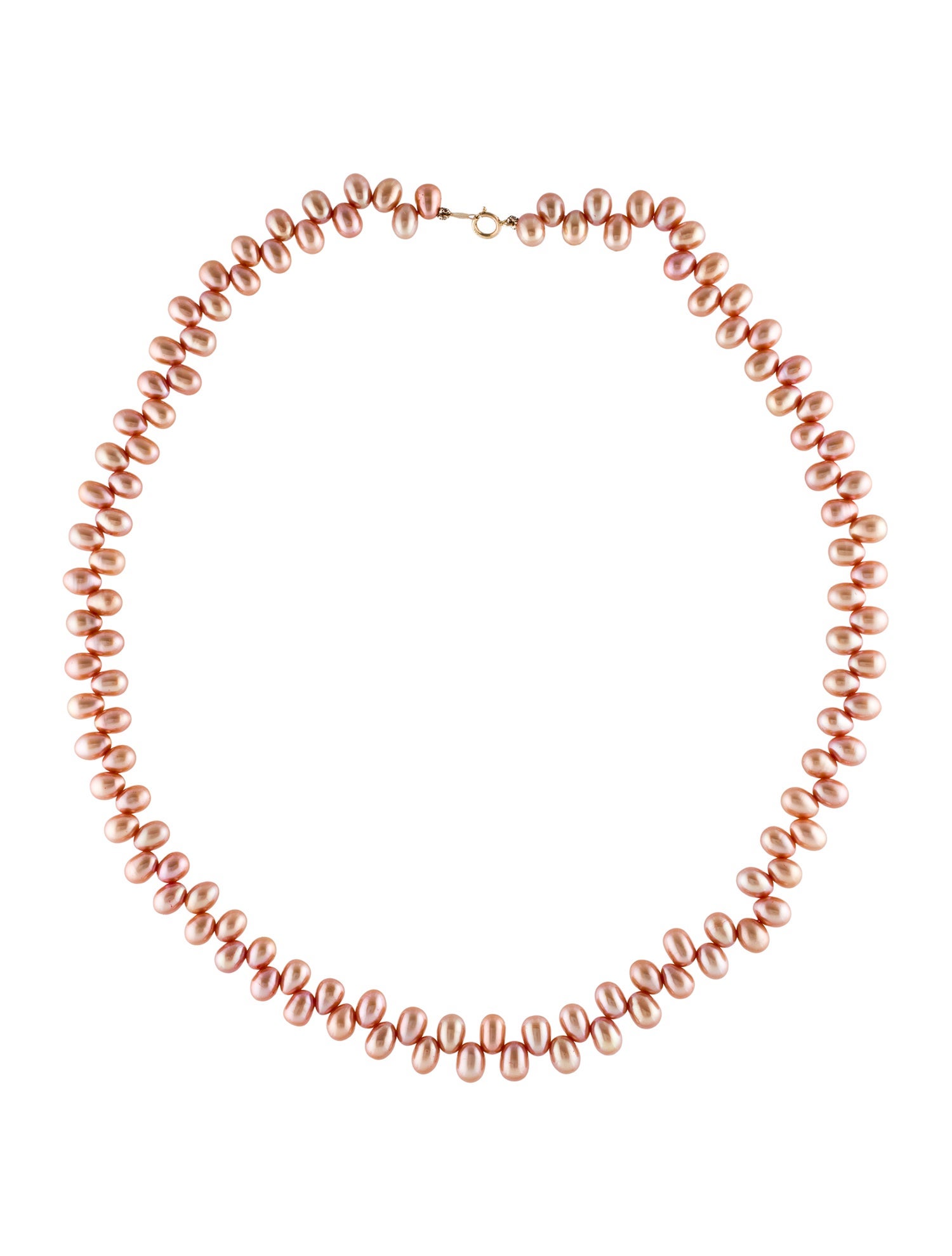 Necklace 14K Dyed Pearl