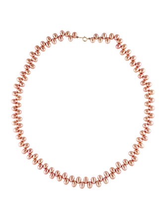 Necklace 14K Dyed Pearl Necklace