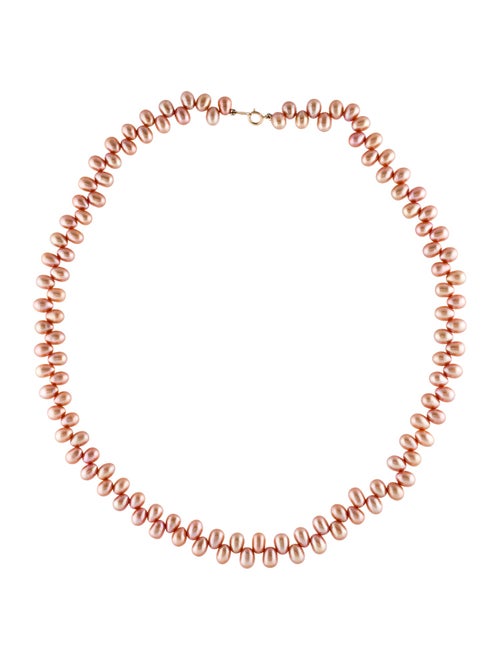 Necklace 14K Dyed Pearl Necklace