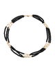 Necklace 14K Pearl & Onyx Bead Necklace