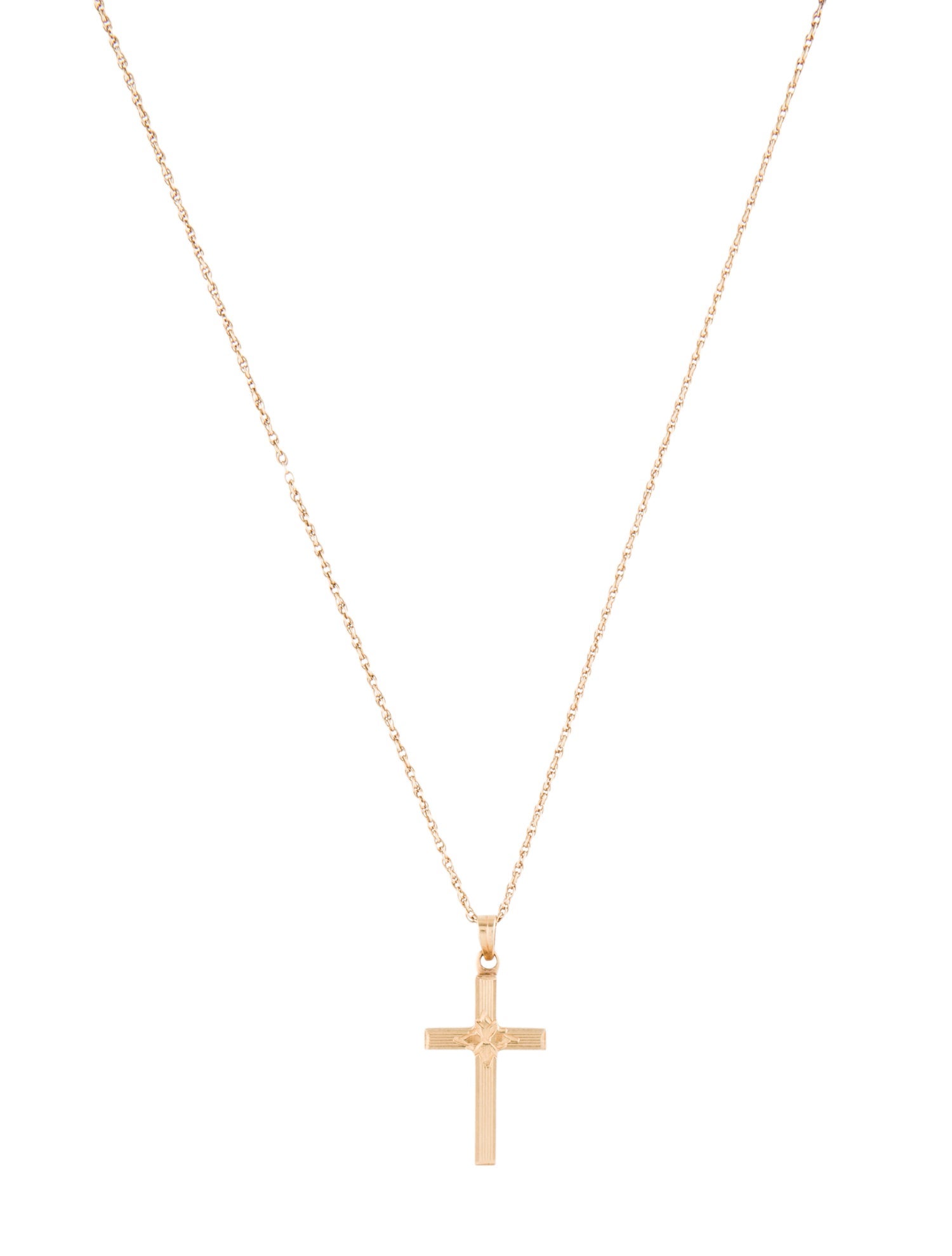 Necklace 14K Cross Pendant