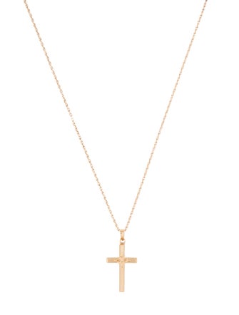Necklace 14K Cross Pendant Necklace