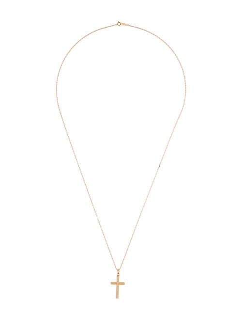 Necklace 14K Cross Pendant Necklace