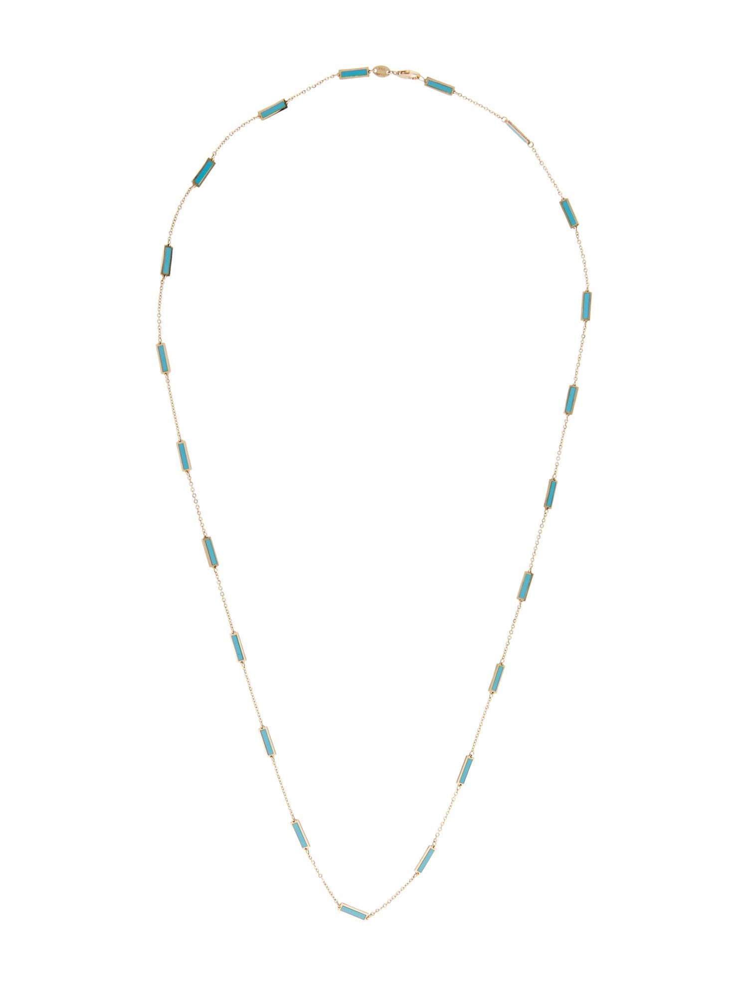Necklace 14K Enamel Station
