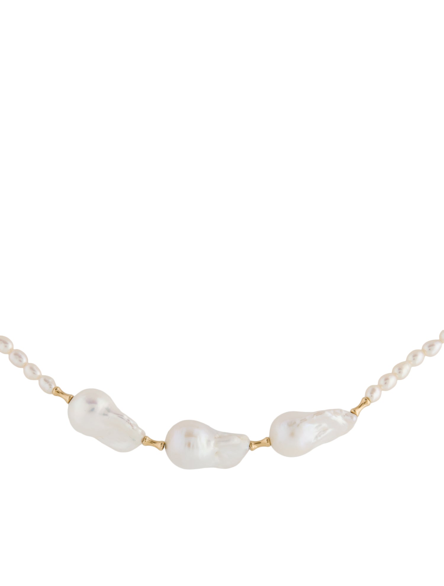 Necklace 18K Pearl Strand