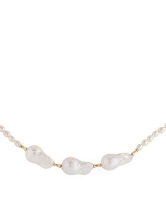 Necklace 18K Pearl Strand