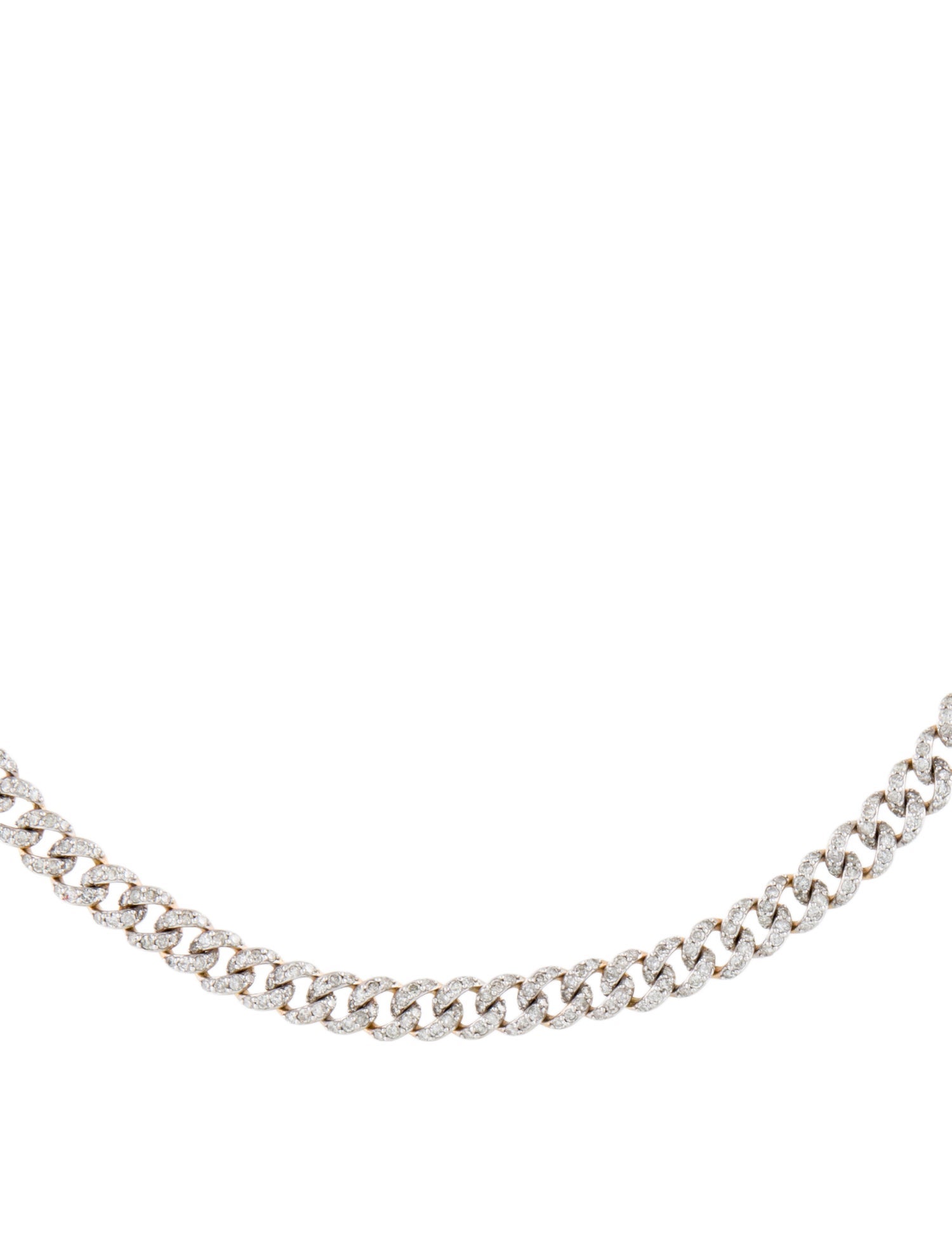 Necklace 14K Diamond Link Choker