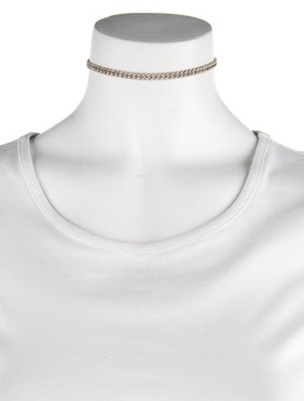 Necklace 14K Diamond Link Choker Necklace