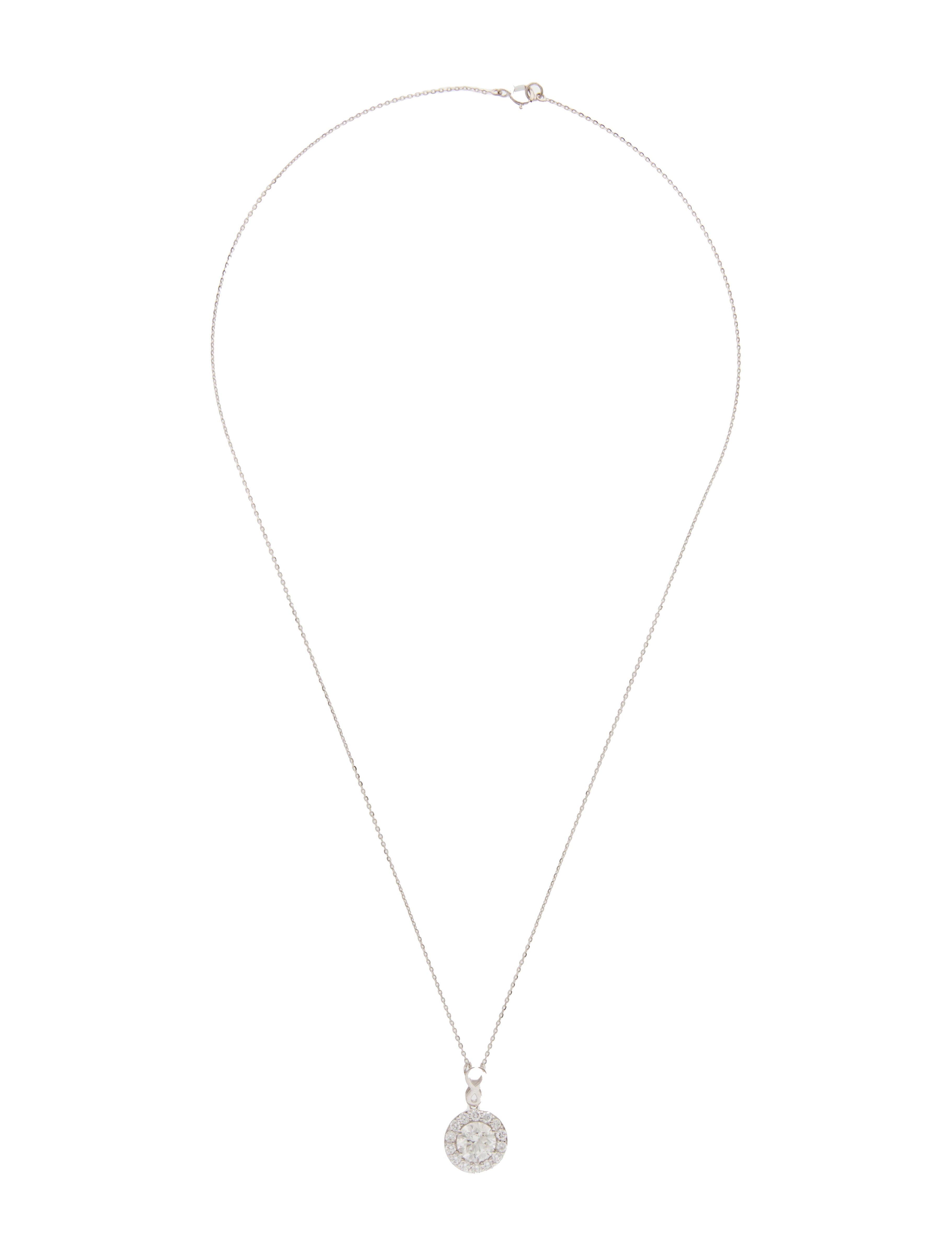 Necklace 14K 2.00ctw Lab Grown Diamond Pendant