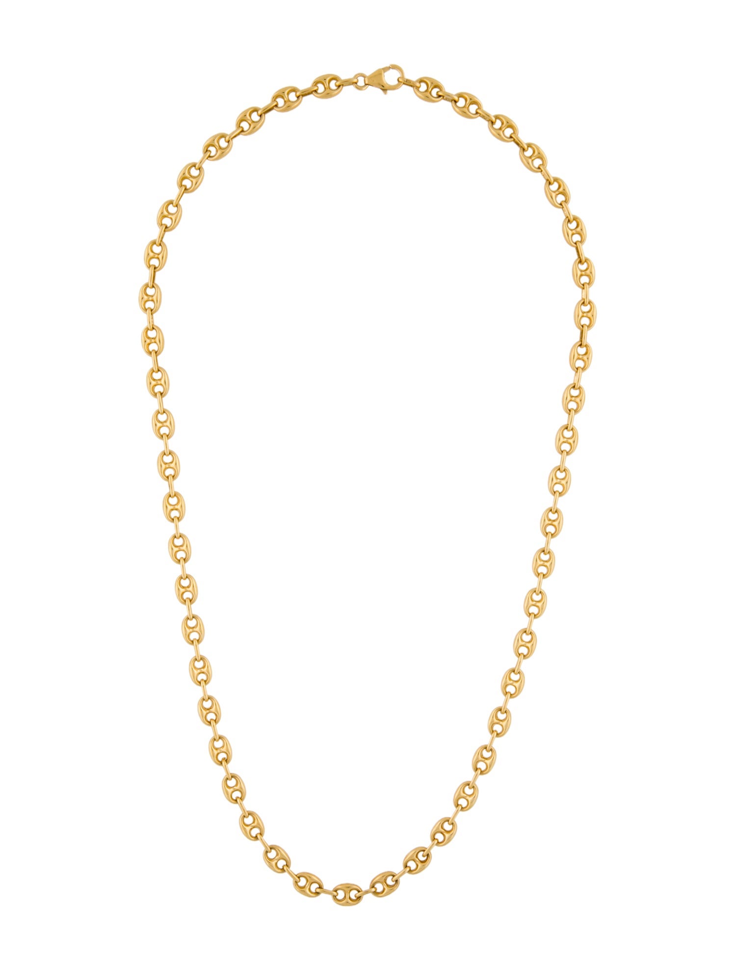 Necklace 14K Mariner Puffy Link Chain Necklace