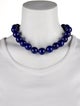 Necklace 14K Lapis Lazuli Bead Strand Necklace