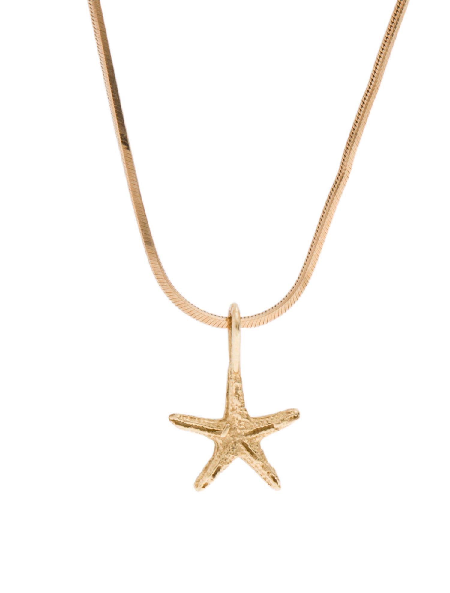 Necklace 14K Starfish Pendant