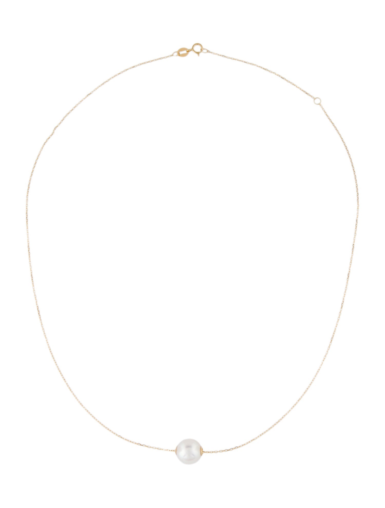 Necklace 18K Pearl Station