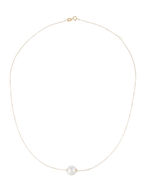 Necklace 18K Pearl Station Necklace