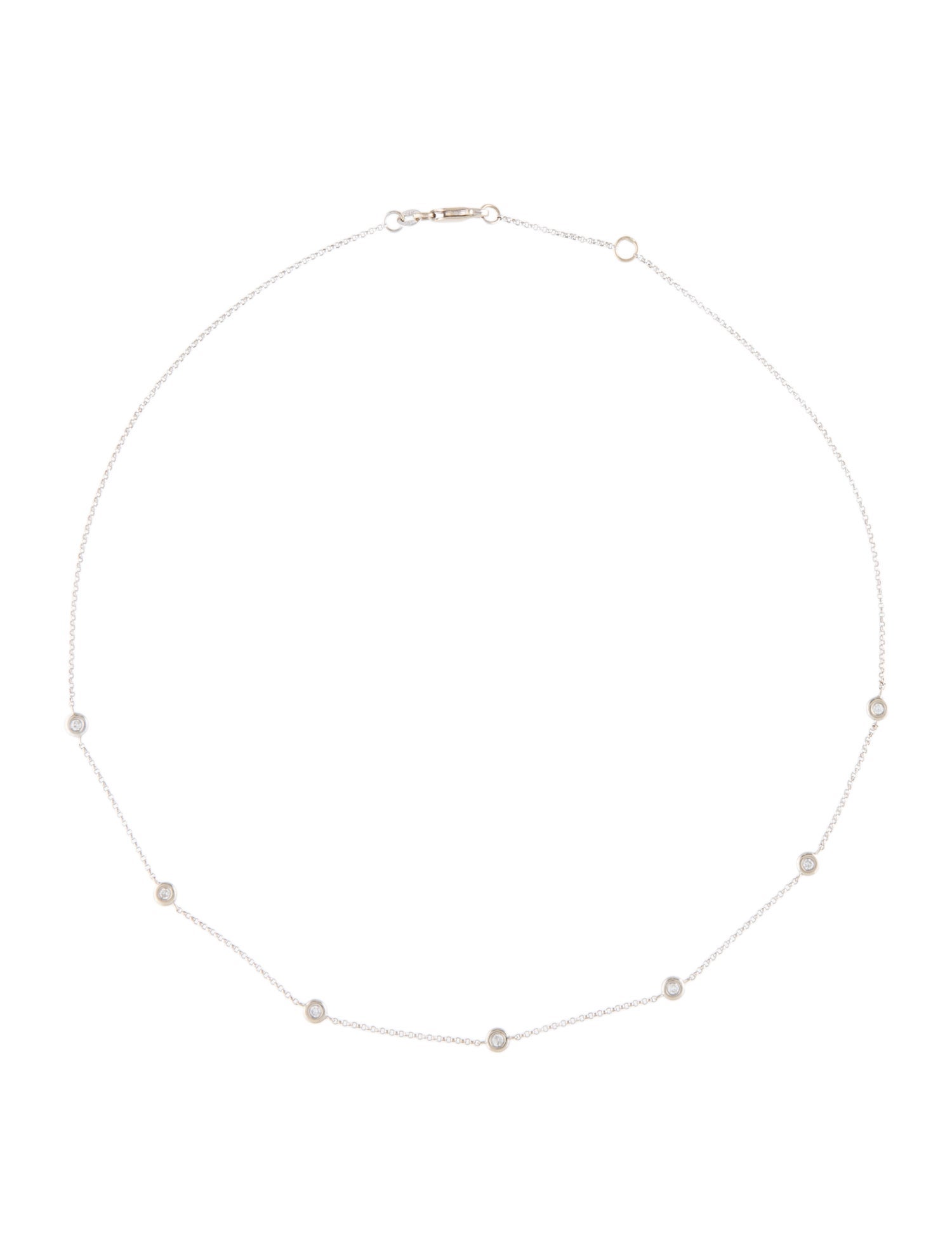 Necklace 14K Diamond Station