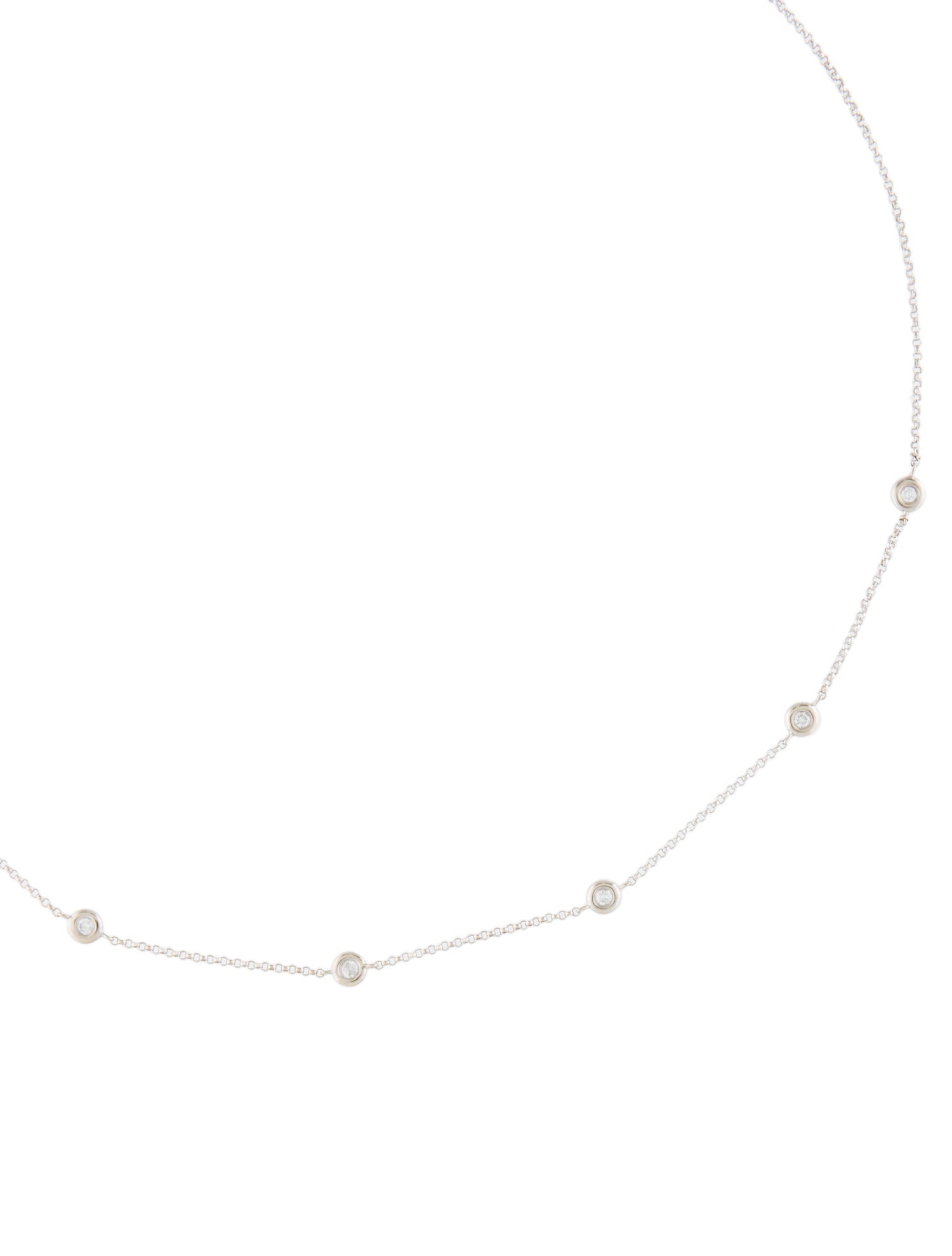 Necklace 14K Diamond Station