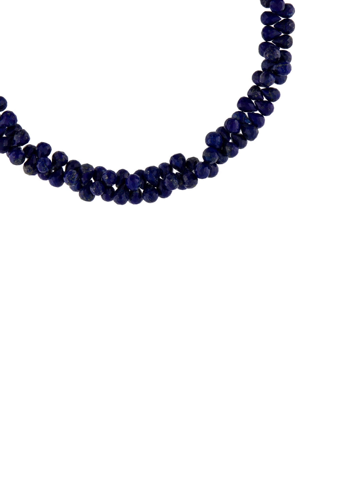 Necklace 14K Lapis Lazuli Multistrand