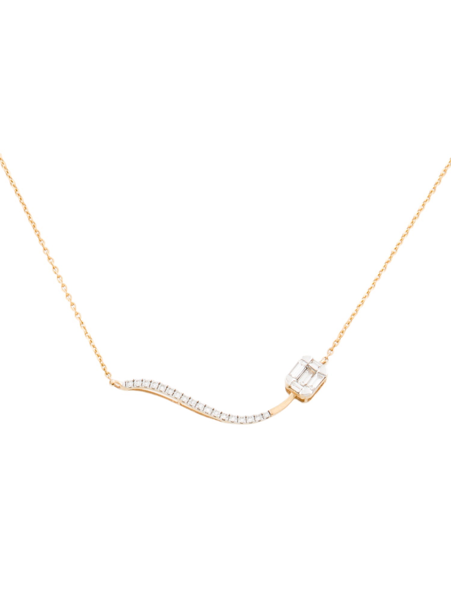 Necklace 18K Diamond Pendant