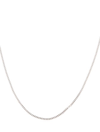 Necklace 14K Thin Curb Chain Necklace