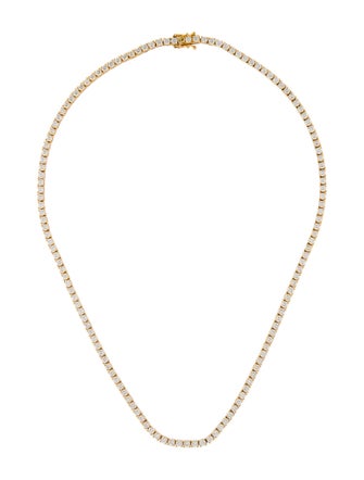 Necklace 14K 6.90ctw Diamond Line Necklace