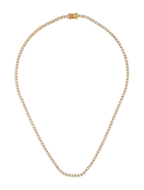 Necklace 14K 6.90ctw Diamond Line Necklace