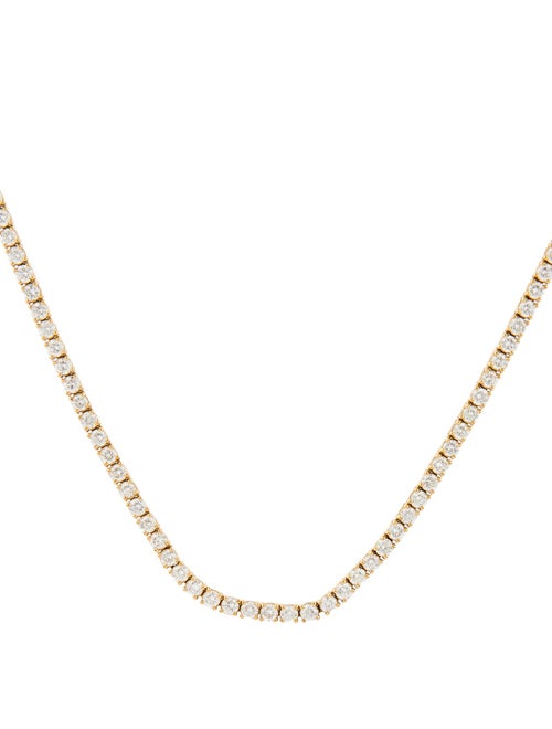 Necklace 14K 6.90ctw Diamond Line Necklace