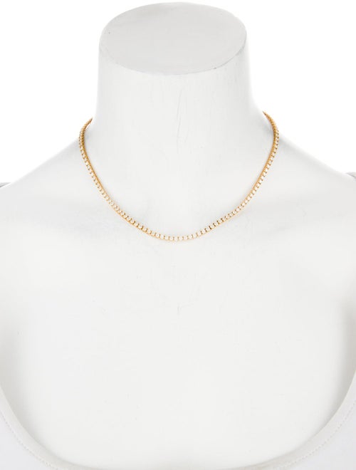 Necklace 14K 6.90ctw Diamond Line Necklace
